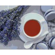 Алмазная мозаика "Лавандовый чай" Brushme DBS1021 40х50 см
