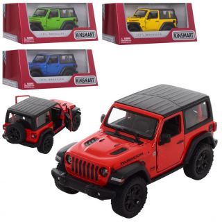 Детская модель машинки Jeep Wrangler Hard Top Kinsmart KT5412WB инерционная, 1:34