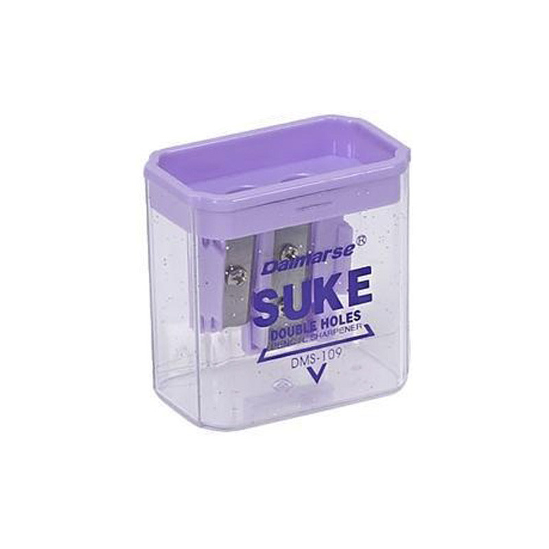 Точилка двойная DAIMARSE DMS-109(Violet) фиолетовый, 4,8х5х3 см опт, дропшиппинг