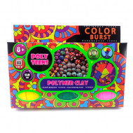 Дитячий набір полімерної глини для ліплення ТМ Poly Teens Color Burst РТ00004, 3 кольори в наборі