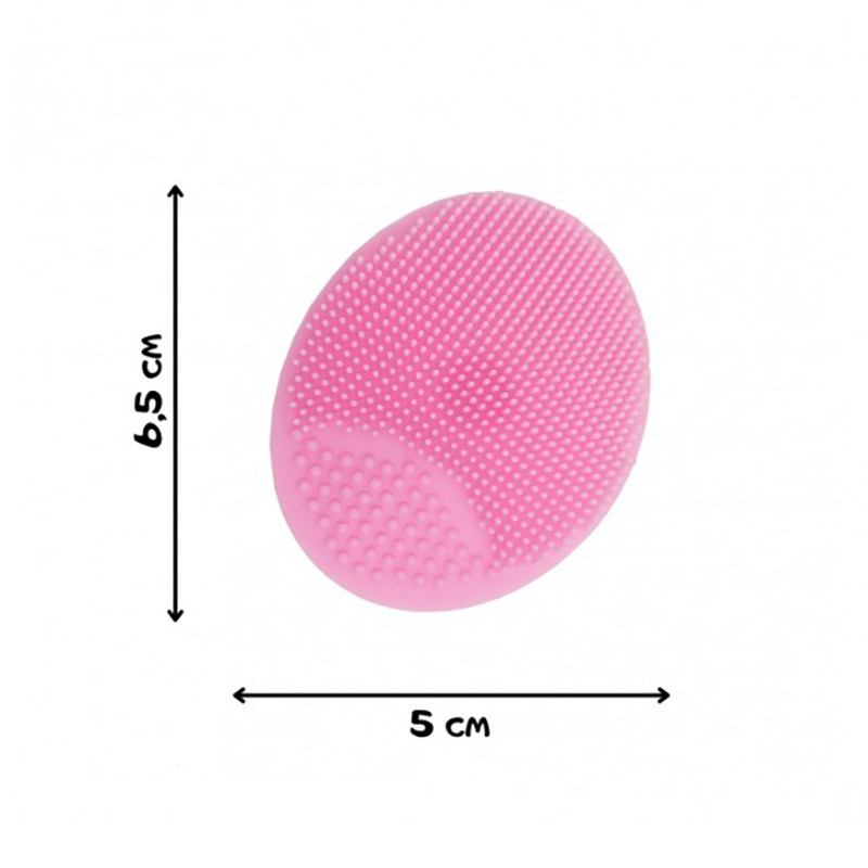 Силіконова мочалка для купання новонароджених MGZ-0923(PInk) - гурт(опт), дропшиппінг 