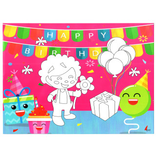 Детский набор для творчества "Happy Birthday" MK 5935-11 на клеевой основе