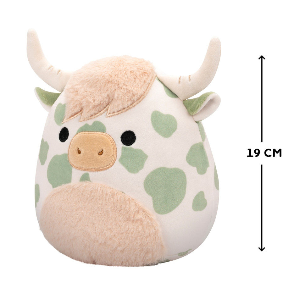 Дитяча м'яка іграшка КОРОВКА ЦЕЛЕСТІН Squishmallows SQCR06578, 19 см - гурт(опт), дропшиппінг 