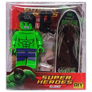 Детский игровой конструктор-фигурка "Халк" 2017-2(Hulk)
