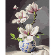 Картина по номерам "Натюрморт с орхидеей" Brushme BS51906 40х50 см