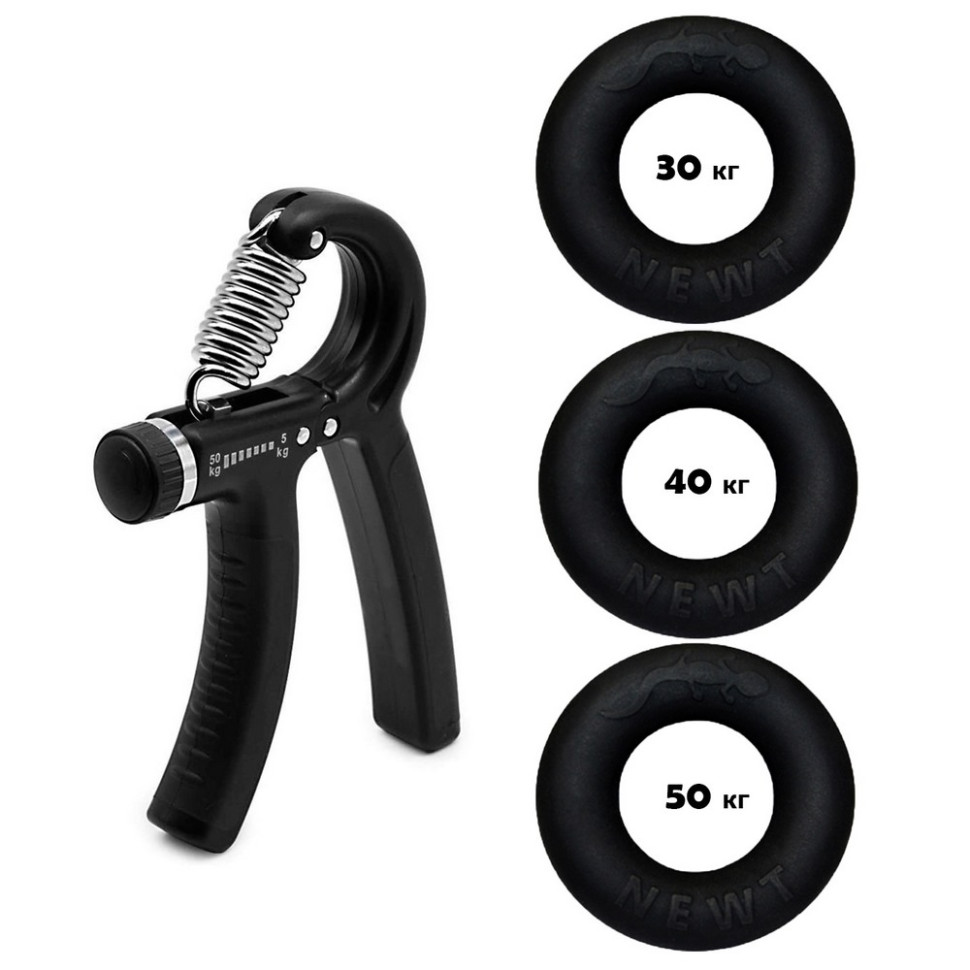 Набір кистьових еспандерів кільце+еспандер ножиці Power Grip Set1 NE-1587-60 - гурт(опт), дропшиппінг 