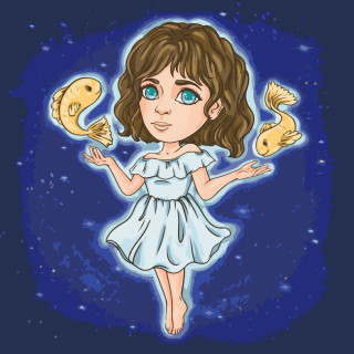 УЦЕНКА!!! Картина по номерам "Знаки зодиака. Рыбы" ©VIKTORIA.GRO.ART Art Craft 10099-AC-UC 40х40 см