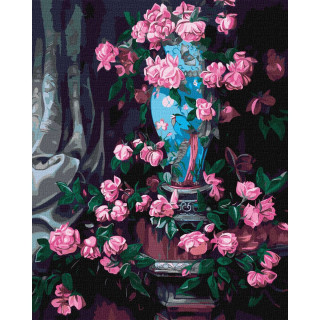 Картина по номерам "Удивительные розы" ©Popova Josephine Идейка KHO3235 40х50 см
