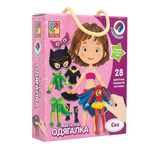 Магнитная игра одевашка "Ева" VT3702-08,  28 элементов одежды