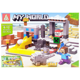 Конструктор "MINECRAFT" 66067, 201 деталь
