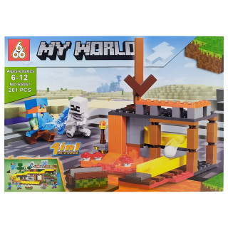 Конструктор "MINECRAFT" 66067, 201 деталь