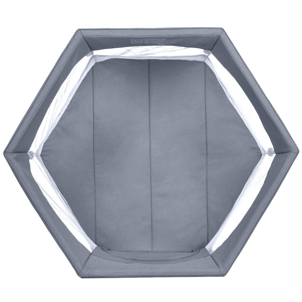 Детский манеж SWIFT 6 ME 1195 Gray 145х117х74 см - гурт(опт), дропшиппінг 