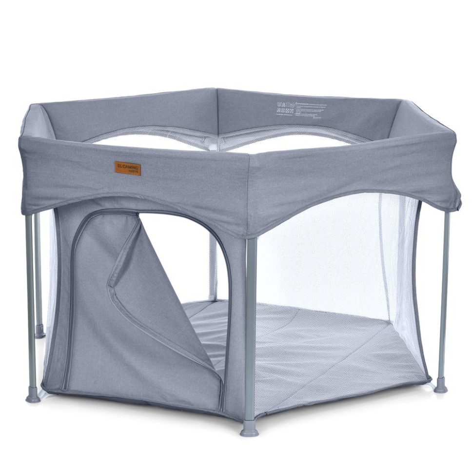 Детский манеж SWIFT 6 ME 1195 Gray 145х117х74 см - гурт(опт), дропшиппінг 