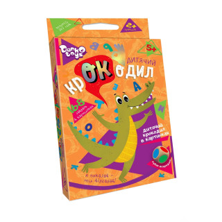 УЦЕНКА!!! Настольная игра "Детский крокодил" Danko Toys CROC-01-01U-UC 168 заданий в картинках