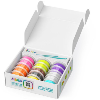 Меганабор пластилина "Файные мороженые" ЛИПАКА 15029-UA01 самостоятельно затвердевает