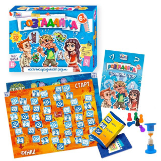 Настольная игра "Разгадка" 92008 песочные часы, игровое поле