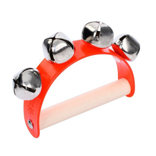 Деревянная игрушка Бубонцы MD 0808(Red) красный, размер 10 x 6,5 см