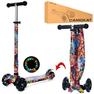 Самокат дитячий MAXI iTrike JR 3-055-WP6 складний