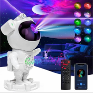 УЦЕНКА!!! Ночник проектор звездного неба Астронавт с Bluetooth колонкой Sky Star Astronaut ZZ-202-UC