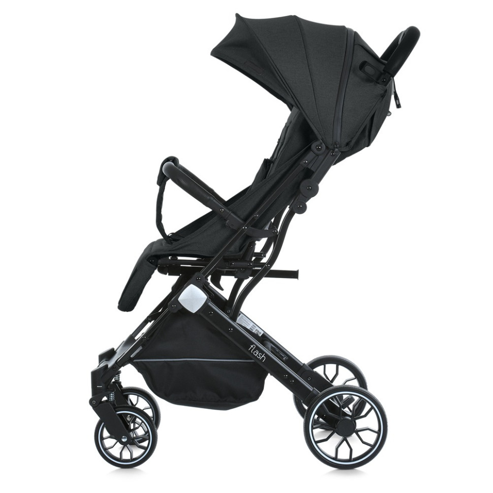 Дитяча прогулянкова коляска FLASH M 5727-1 Almost Black - гурт(опт), дропшиппінг 