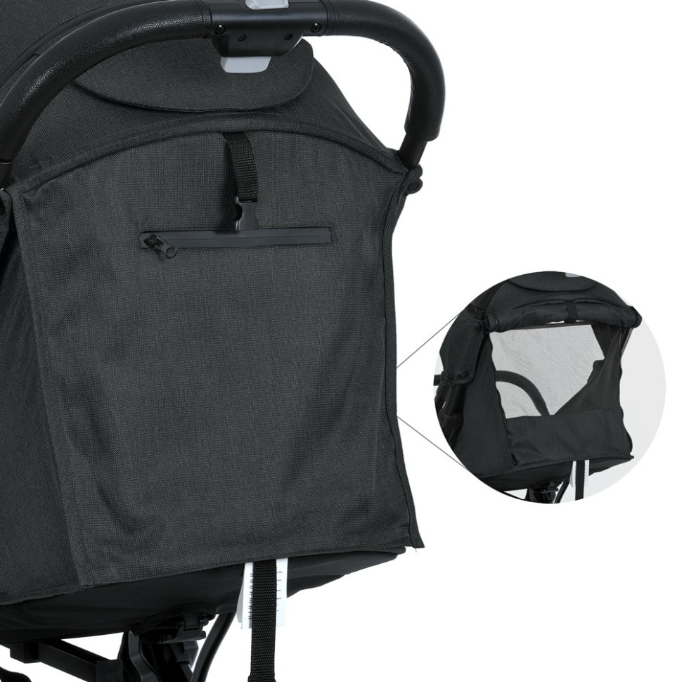 Дитяча прогулянкова коляска FLASH M 5727-1 Almost Black - гурт(опт), дропшиппінг 