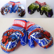 Детские боксерские перчатки Мстители M 6226 на липучках