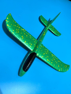 Детский метательный самолёт-планер C28006(Green) длина 26 см