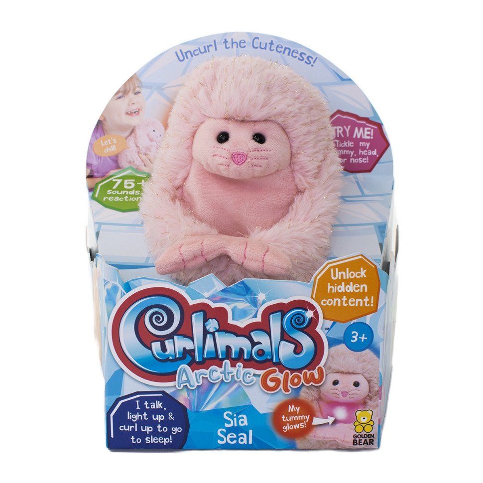 Интерактивная игрушка Морской котик Сиа Curlimals 3726 серии «Arctic Glow»  опт, дропшиппинг