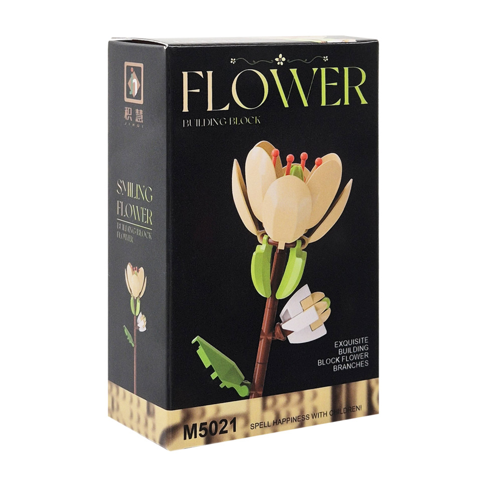 Конструктор дитячий Flower M5026-21 елементи для створення стебла та пелюсток - гурт(опт), дропшиппінг 