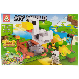 Конструктор "MINECRAFT" 66080, 220 деталей