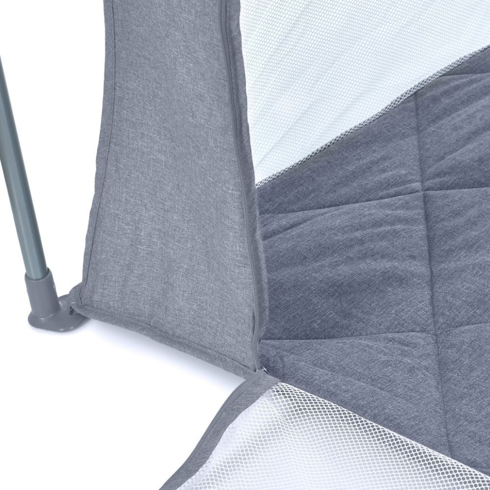 Детский манеж SWIFT 4 ME 1196 Gray 127х127х74,5 см - гурт(опт), дропшиппінг 