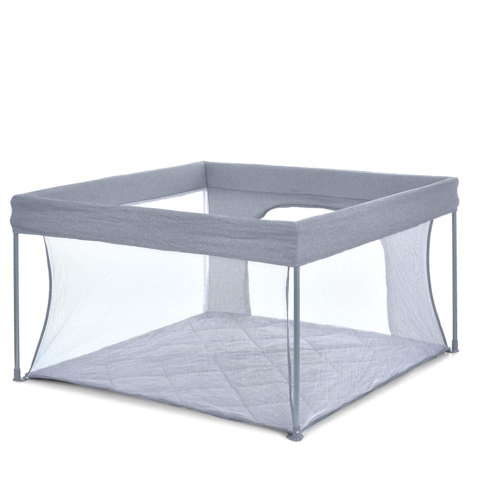 Детский манеж SWIFT 4 ME 1196 Gray 127х127х74,5 см - гурт(опт), дропшиппінг 