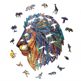 Деревянный пазл. GO Puzzle "Легенда льва" 141 дет. GO0004 