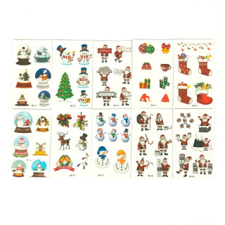 Набор детских временных тату "Рождество и Новый год №6" tattoo-mini-set-cmas-10-6