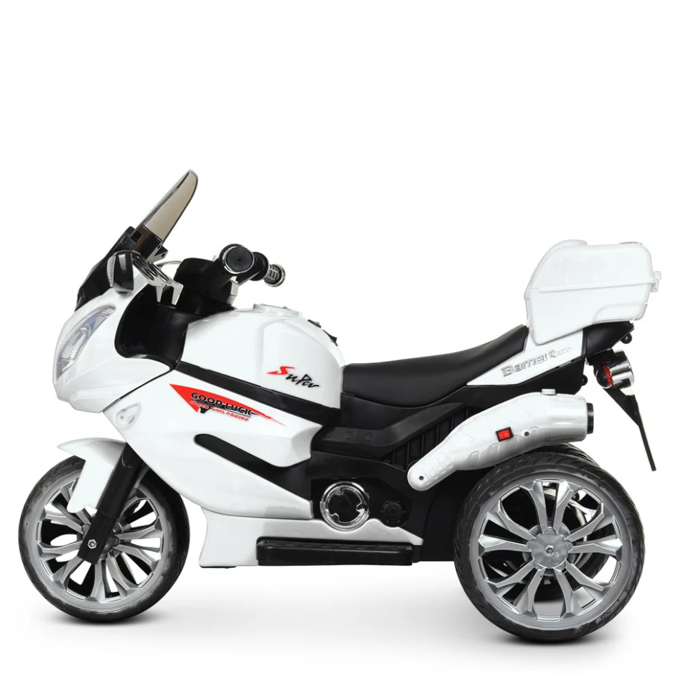 Дитячий електромобіль Мотоцикл Bambi Racer M 4204EBLR-1 до 50 кг - гурт(опт), дропшиппінг 