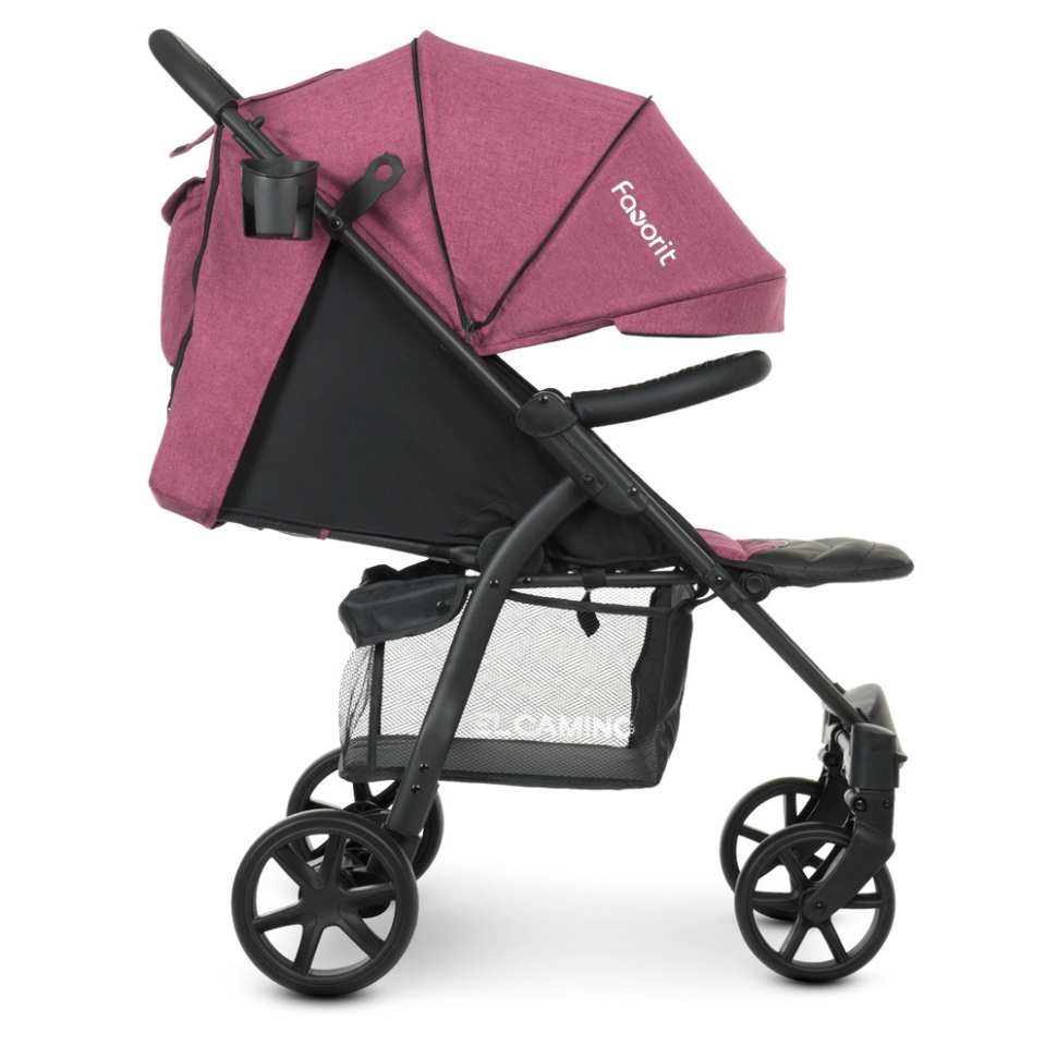 Коляска дитяча прогулянкова EL CAMINO M 3409N Maroon - гурт(опт), дропшиппінг 