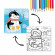 Дитячий пазл-розмальовка Пінгвін DoDo 300122, 2в1 - гурт(опт), дропшиппінг 