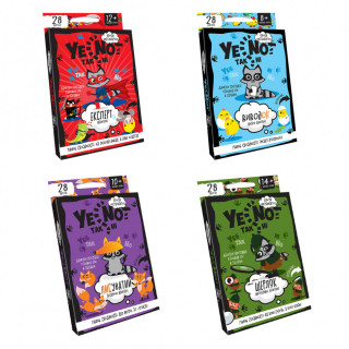 Детская карточная игра "YENOT ДаНетки" Danko Toys YEN-01U укр