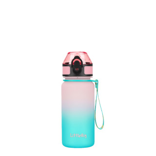 Дитяча пляшка для води LittleBig UZSPACE 3020(Pink-Blue) 350 мл, рожево-блакитна