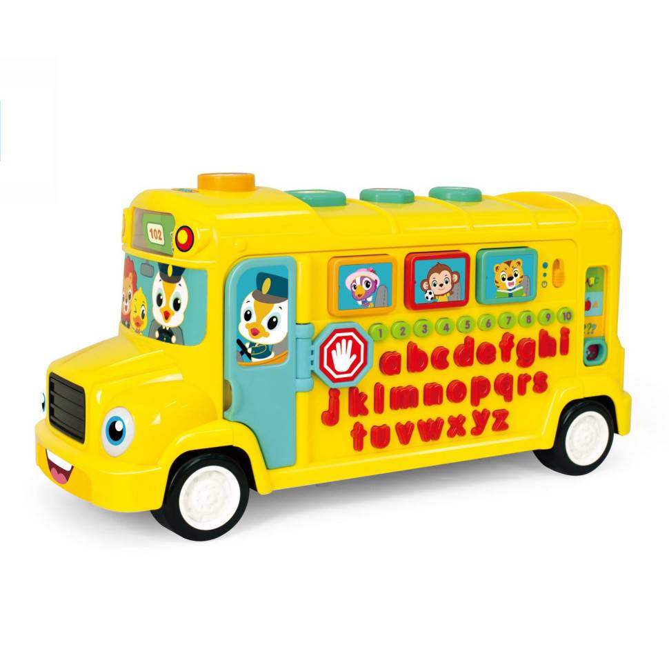 Музыкальная развивающая игрушка Школьный автобус 3126 на английском языке |  Оптом | RoyalToys
