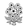 Картина-трафарет для раскрашивания песком 