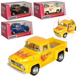 Машинка металева інерційна Pickup FORD F-100 (1956) Kinsmart KT5385FW 1:38 