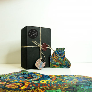 Деревянный пазл. GO Puzzle "Медвежий сон" 122 дет. GO0003