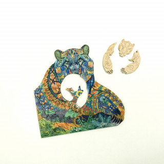 Деревянный пазл. GO Puzzle "Медвежий сон" 122 дет. GO0003