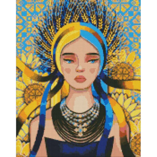 Алмазная мозаика "Солнечная" ©mosyakart Идейка AMO7424 40х50 см