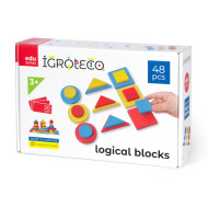 Обучающий набор "Логические блоки Дьенеша" Igroteco 900408, 48 деталей
