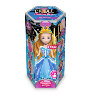 Набір для ліплення Princess Doll CLPD-02, 2 види пластиліна в комплекті 