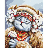 Картина по номерам "Кошка Зима" ©Марианна Пащук Brushme BS53412 40х50 см