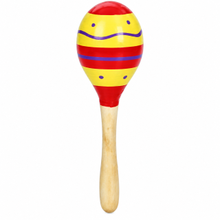 Деревянная детская игрушка "Маракас" MD 0029(Yellow) 20х6х6 см