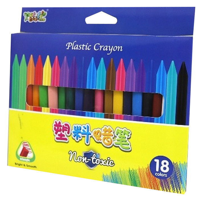 Карандаши восковые CRAYONS DSCN3833-18, 18 цветов опт, дропшиппинг